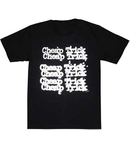 Amazon.co.jp: チープ・トリック チープトリック ロゴ ブラック メンズ