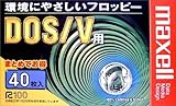 maxell MFHD18.C40K 3.5型フロッピーディスク 2HD DOS/Vフォーマット 40枚パック 紙ケース入り