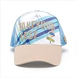 Rush.C ファッション 小物 帽子 キャップ帽子 キッズ ジュニア ブルーホワイト レッドブルー 【Rush.Cオリジナルハンカチセット】 B99 (ブルーホワイト)