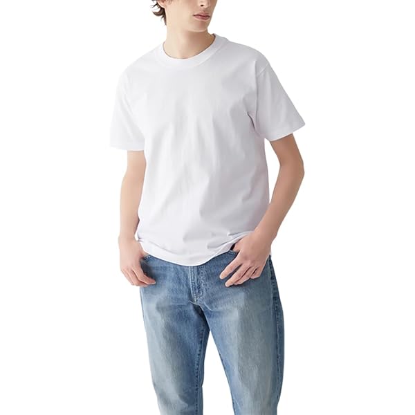 Amazon | [ボディワイルド] 半袖Tシャツ クルーネック Tシャツ ヘビー 