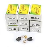 uxcell　モーターカーボンブラシ　電気モーター交換品　13x9x6mm　10ペア入り