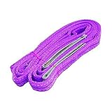 iimono117　ナイロンスリング ベルトスリング 全長4m パープル / 強度 耐荷 耐久 本格仕様 ベルト幅 25mm 荷物 吊り上げ 耐荷重 400kg パワフルスリング 荷吊りベルト 牽引ロ