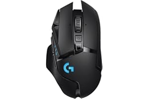 Logitech G502 Lightspeed Wireless Gaming Mouse, 25k Gaming sensor, Full-spectrum, fully-customizable LIGHTSYNC RGB, Black