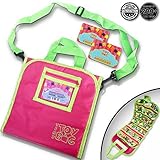Holds 200 – Tiny ToyバッグShopkinsストレージキャリアオーガナイザーコンテナ – Collectors Carrying Tote互換W / Mini Toys colleg