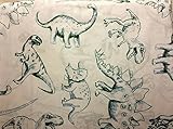 Max Studio Kids TWIN Sheet Set Dinosaur [並行輸入品]