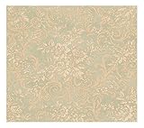 York Wallcoverings LN7610SMP Remington Rose Damask 8 X 10 Wallpaper Memo Sample [並行輸入品]