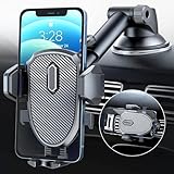 車載ホルダー スマホ 伸縮アーム ワンタッチ 粘着ゲル吸盤＆エアコン吹き出し口式兼用 スマホスタンド 車 携帯ホルダー 取り付け簡単 手帳型