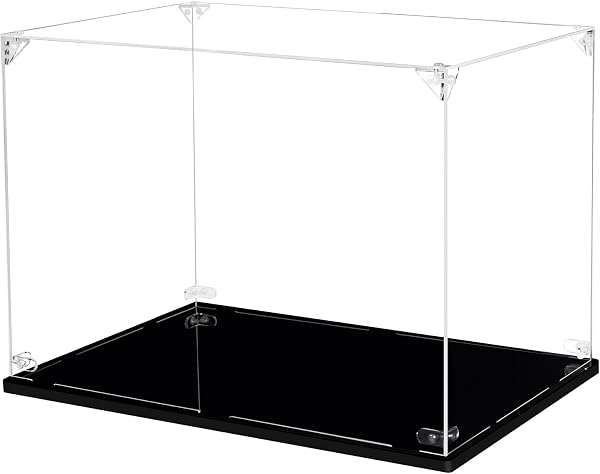 Zenthraxis Figurine Showcase Collection Acrylic Case, Transparent Display Case, Easy to Assemble, 650 Available Sizes, H 9.8 x W 11.8 x D 7.9 in (25 x 30 x 20 cm), Japanese Manual Included - 1
