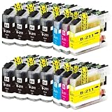 LC211 ブラザーbrother用互換インクカートリッジLC211-4PK*2+黒6本 合計14本 対応機種：MFCシリーズJ997 907 837 737 J730 J830 J900DN J990DWN J880N J887N DCPシリーズJ963N(B･W)J762N J562N J968N(B･W)J767N J567N等