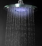 バスルームクロームLEDシャワーヘッド9 " fb6023雨スタイル