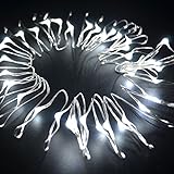 CrazyFire 電池式LEDジュエリーライト 30球3m イルミネーション電飾 (30LED/5本, ホワイト)