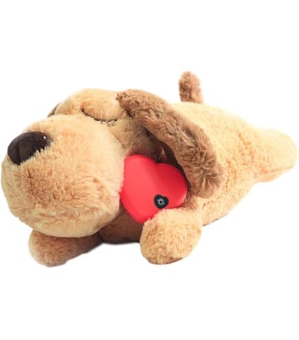 Amazon.co.jp: DEWU ペット用ハートビートぬいぐるみ、子犬分離不安犬