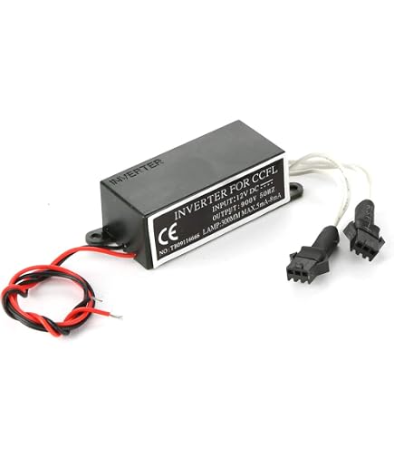 Amazon.co.jp: 12V CCFL イカリング インバーター 単品 オス 1出力
