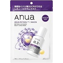 Amazon.co.jp: ANUA Retinol 0.3 Niacin Night Care Mask Pack (7