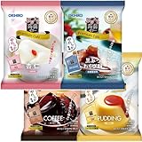 ぷるんと蒟蒻ゼリー プレミアムカフェ【40個入】やわらか食感 杏仁味 プリン味 コーヒー味 季節限定品 黒蜜わらび餅味 4種×10個 贅沢シリーズ オリヒロ giftooaセット こんにゃくゼリー わらび餅風 (40個（4種×各1個） コーヒー 杏仁 プリン 黒蜜わらび餅)