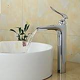 Wovier 水栓 ワンホール キッチン用 台付 黄銅 シングルレバー混合水栓 洗面 取り替え水栓蛇口 洗濯 蛇口 50cmホース*2付き