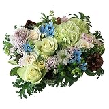 翌日お届け お悔やみ お供え 生花 フラワーアレンジメント メッセージカード無料 フラワーケーキ(pr-wabr-sonae) (ミドル)