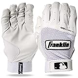 Franklin Sports Classic XTバッティンググローブ ペア ホワイト/ホワイト 大人用 Sサイズ