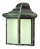 Trans Globe Lighting 44835PL RT 8-3/4-Inch 1-Light Outdoor Mini Wall Lantern, Rust [並行輸入品]