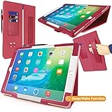 Orzly Built in Stand Auto Sleep Sensors Case with Hand Strap and Stylus Pen for Apple iPad Pro 9.7 -