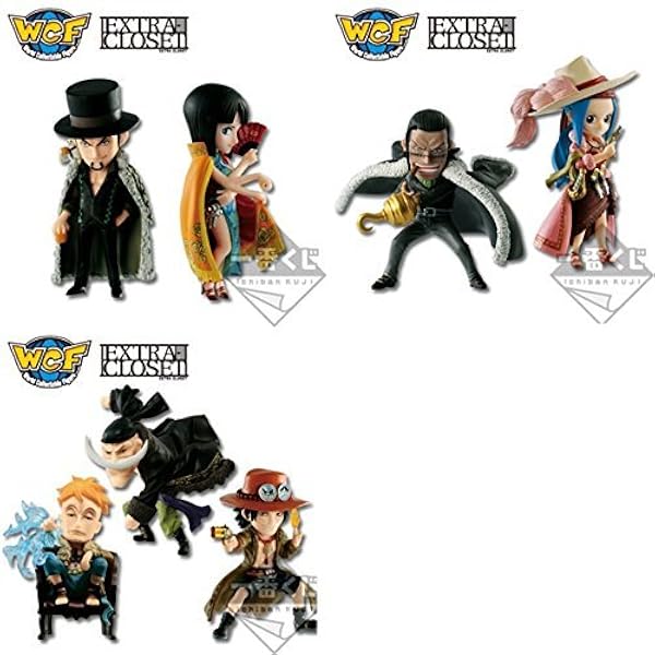 Amazon 一番くじフィギュアセレクション ワンピース Extra Closet Re Members Log D賞 E賞 F賞 ルッチ ロビン ビビクロコダイル 白ひげ マルコ エース ワールドコレクタブルフィギュア 計7種 フィギュア ドール 通販
