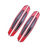 WOFASHPURET 4個 車 スカッフプロテクトシート 傷隠しテープ 車 ドアカーボンファイバー ステッカー ハセプロ カーパーツ 車 衝突防止ストリップ 車 ドアバンパー カー ドアガード 車 ドア