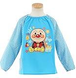 【それいけ！アンパンマン】子供用スモック 【pa3608】 100cm サックス