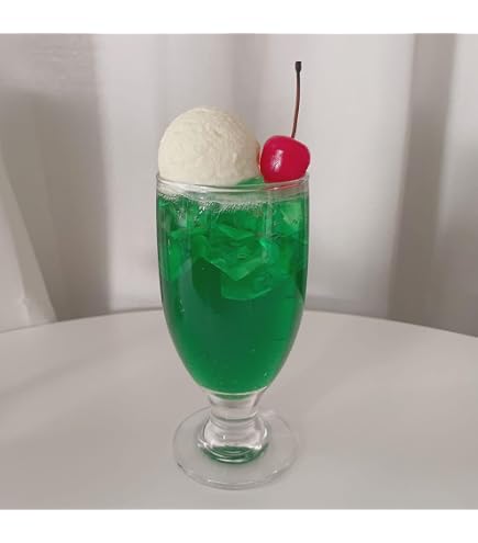 Amazon.co.jp: 食品サンプル クリームソーダ メロンソーダ