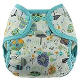 Blueberry Coveralls Diaper Covers, Snails, One Size by Blueberry