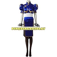 [LEISTOT] ストリートファイターV 春麗 コスプレ衣装 コスチューム 忘年会 コスプレ衣装 仮装 ハロウイン クリスマス コスチューム 文化祭 オーダーメイド可能