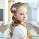 女の子 髪飾り ガールズ ヘアゴム 刺繍　新品　ヘアピン　ヘアアクセサリー 子供用 リボン おしゃれ　ギフト　2-12歳　新生児 出産祝い　三五七　洗顔 メイク用　パーティー 記念撮影　Angella