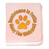 CafePress – Whippet – スーパーソフトベビー毛布、新生児おくるみ ピンク 05823044016832E