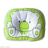 1PCS Bear Pattern Pillow Newborn Infant Baby Support Cushion Pad Prevent Flat Head by edealing