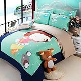 1 子供の寝具類 3/4 PC 寝具類羽毛布団カバーのベッドシートプリンセスベッドリネン EMS / UPS / FedEx / TNT 設定の部分