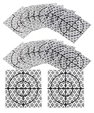 S.fields.inc 反射シート 測量用 調査ターゲット 20枚セット トータルステーション プリズムシール (20ｍｍ)