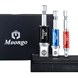 ソケットアダプターセット インパクト対応　ユニバーサルグリッパー & ドリルアダプター 装着すれば電動ドリルを高速ナットドライバーとして使用できる 六角軸シャンクドリルバー　3本組 差込角 6.35m