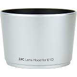JJC製 オリンパス OLYMPUS ZUIKO DIGITAL ED 40-150mm F4.0-5.6 専用 レンズフード LH-61D 互換品 シルバー