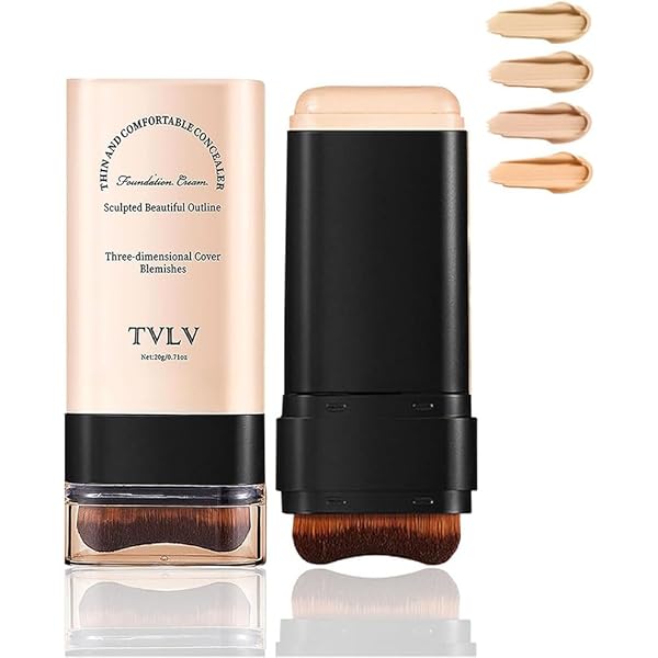 Amazon | ファンデーションスティック ブラシ付き シルキースティック