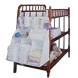 大規模なベージュの赤ちゃん保育園ベビーベッド・おむつ衣類収納バッグオーガナイザー