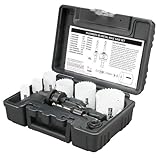 Disston E0212166 Boxed Blu-Mol Xtreme Bi-Metal Hole Saw Kits, 9-Piece Plumber's Kit by Disston
