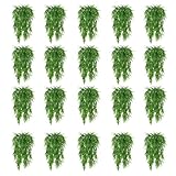 F Fityle 人工　アイビー　樹木　植物　屋外　屋内　飾り　装飾　75cm　防水性　3セット選べる - 20本