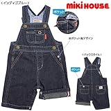 MIKIHOUSE(ミキハウス)デニム オーバーオール Ｍ(80-90cm),インディゴブルー（33）