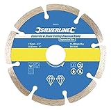 Silverline Concrete Stone Masonary Diamond Cutting Cutter Blade Disc 125x22.2mm