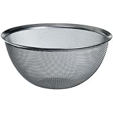 チェリーテラス Allround Bowls ざる L 23cm 大型 メッシュざる 野菜水切り 米とぎ キッチン必需品 日本製 メッシュ平織