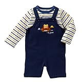 (ミキハウス)ミキハウスファーストMIKIHOUSEオーバーオールセット (44-3305-678) 紺（03） フリー（70-80cm）