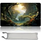 MTG Playmat+Mtg ゲームパッド、mtg Mouse Padゲームパッド60*35 CM、カードゲームプレイマット TCGとカードゲームパッド、マウスパッドデスクトップパッド トレーディングカード カードゲームプレイマット (MTG (15),No Zone)