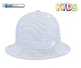 NEW ERA(ニューエラ) キッズ エクスプローラー ハット シアサッカー クールマックス ファブリック ブルー 帽子