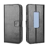 Galaxy 5G Mobile Wi-Fi SCR01 ケース ギャラクシー モバイル 5g ケース SCR01 通用 カバー Galaxy 5G Mobile 手帳型 カバー 財布 case 内蔵マグネット カードポケット 横置き機能 シンプル au/UQモバイル 5G 指紋防止 スマホケース (Galaxy 5G Mobile Wi-Fi / SCR01, ブラック)