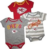 Kansas City Chiefsベビー/幼児フィールドゴール3 Piece Creeper Set 6 – 9ヶ月