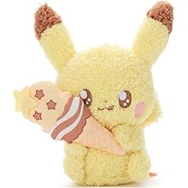 ピカチュウ ぬいぐるみ クリーム色 Amazon.co.jp: ポケピース ぬいぐるみ (スイーツVer